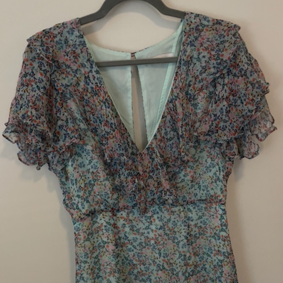 Talulah blue floral dress- Size M - Picture 3 of 8